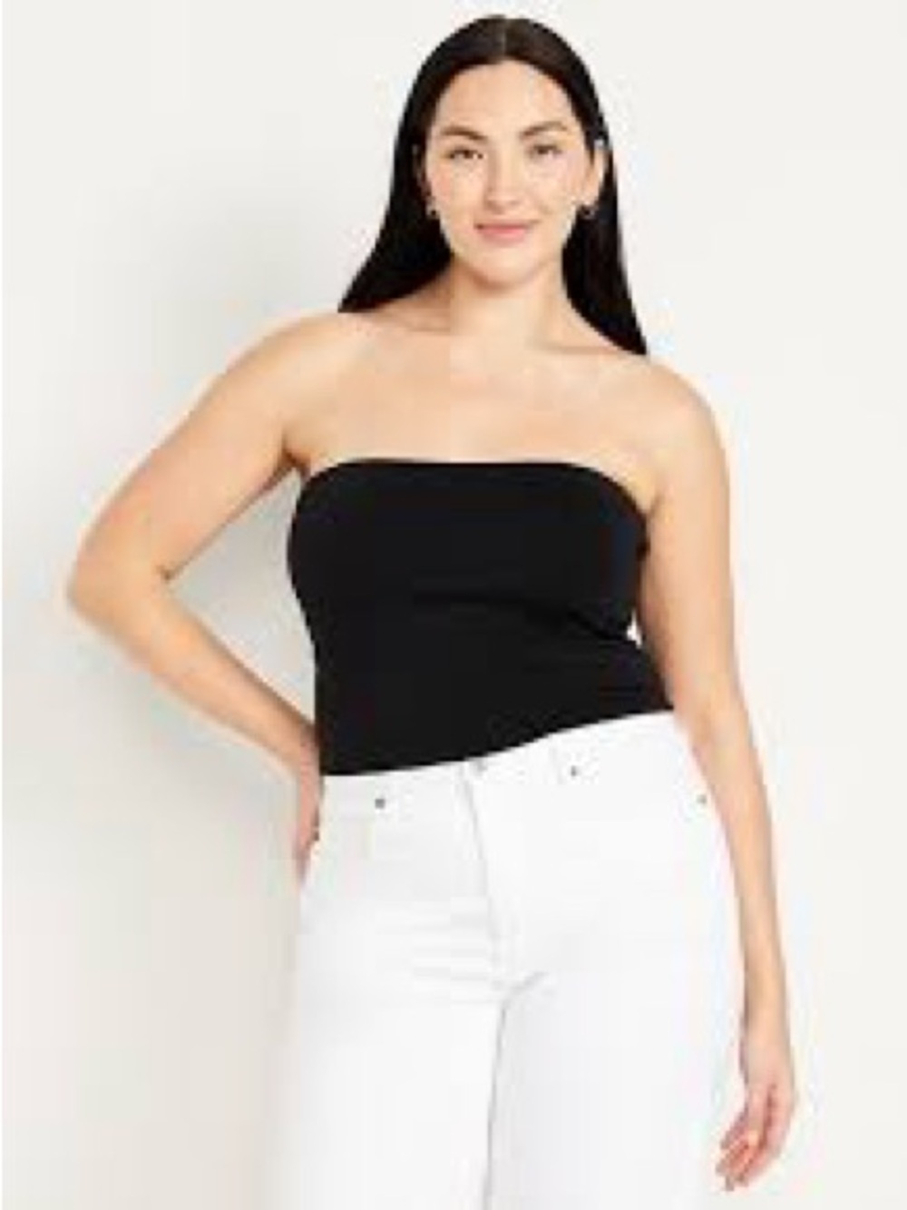 Old Navy Black Strapless Tube Camisole